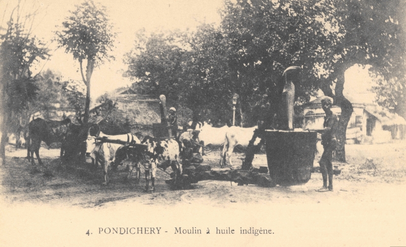 13-14 - Pondichery - moulin a huile - 1